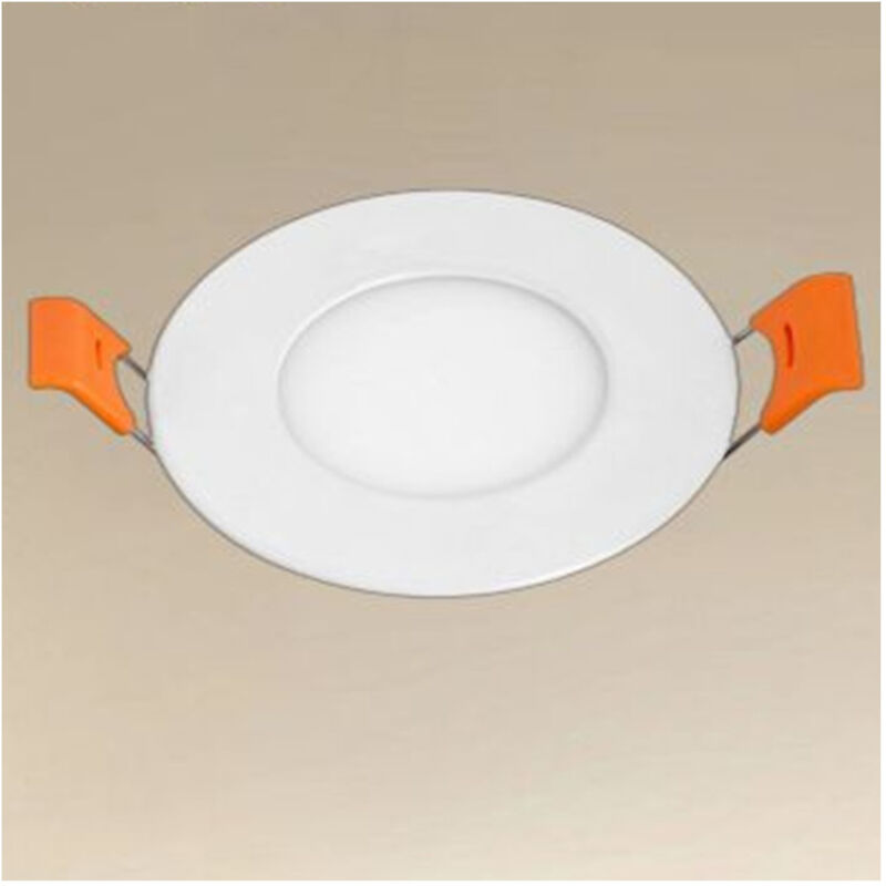 foto del prodotto trade shop traesio pannello led 3 watt da incasso rotondo bianco 85mm luce 3000k 6500k ip20 00014 