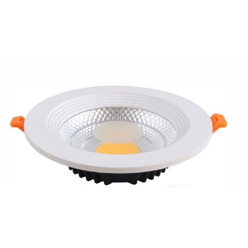 foto del prodotto trade shop traesio pannello led cob incasso slim faretto 15 watt luce 6500k 3000k 4000k bianco naturale 