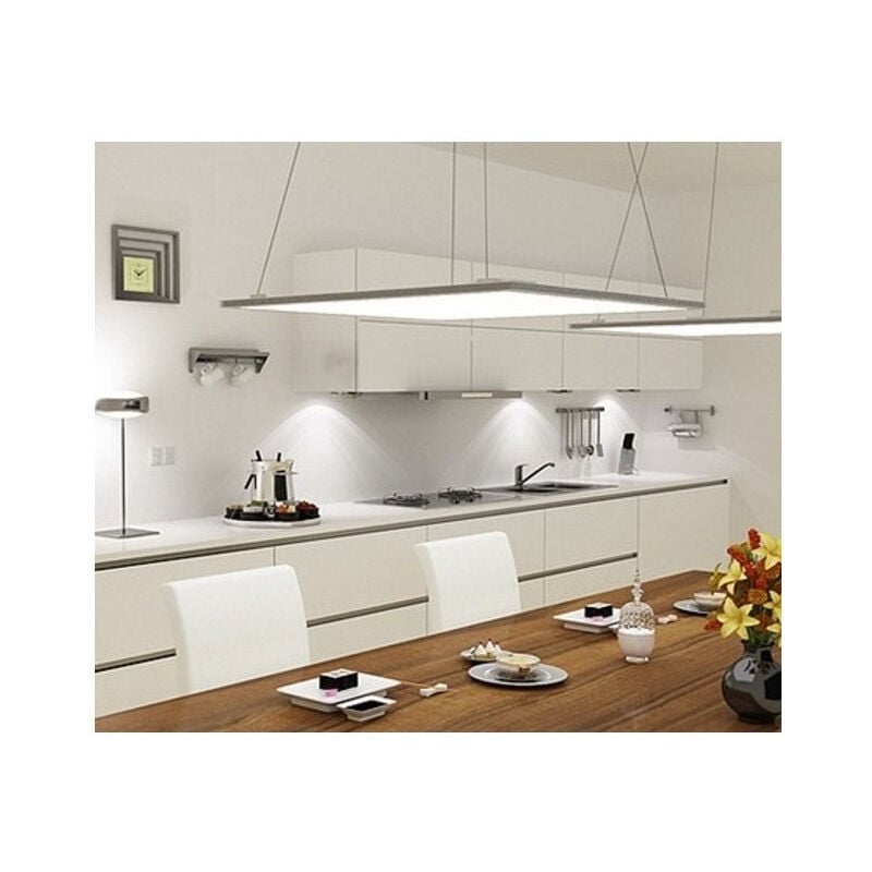 foto del prodotto trade shop traesio pannello led incasso 48w 30x30 60x60 cm plafoniera luce fredda calda bianco caldo 30x30 cm 