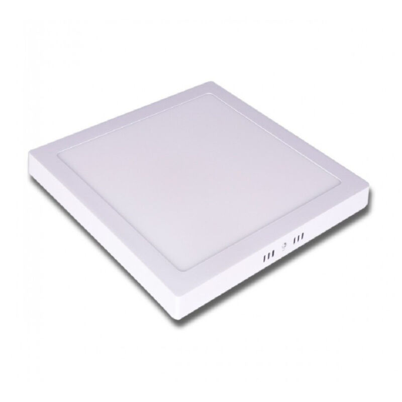 foto del prodotto trade shop traesio pannello plafoniera led 24w quadrato luce bianco caldo freddo naturale bianco freddo 