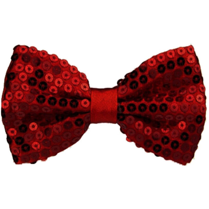 foto del prodotto trade shop traesio papillon paillettes bordeaux paillette raso cravattino farfallino cravatta 