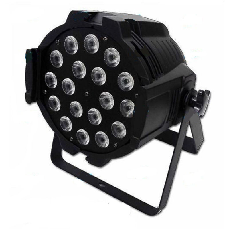 foto del prodotto trade shop traesio par led 18x10w rgbw 4in1 full color alta qualit estremamente luminosi 
