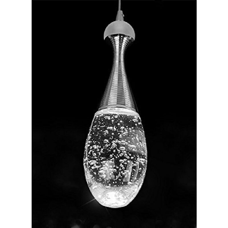 foto del prodotto trade shop traesio pendente lampada lampadario calice bollicine a soffitto luce led portalampada design 
