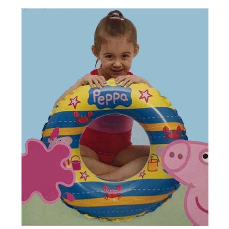 foto del prodotto trade shop traesio peppa pig salvagente gonfiabile ciambella mare piscina spiaggia bambino 50cm 
