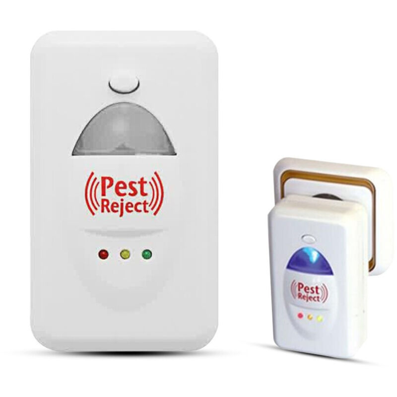 foto del prodotto trade shop traesio pest reject scaccia insetti roditori mosche zanzare ragni topi ad ultrasuoni 
