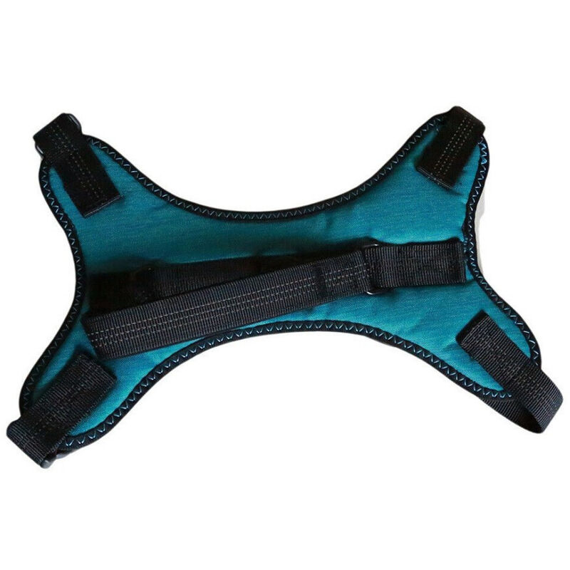 foto del prodotto trade shop traesio pettorina imbracatura per cane cani piccola media grande taglia a maglia aperta verde acqua s