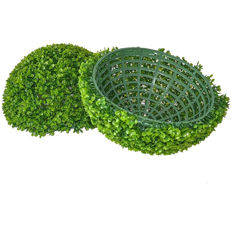 foto del prodotto trade shop traesio pianta artificiale palla diametro 22cm decorativa finta verde erba sintetica 