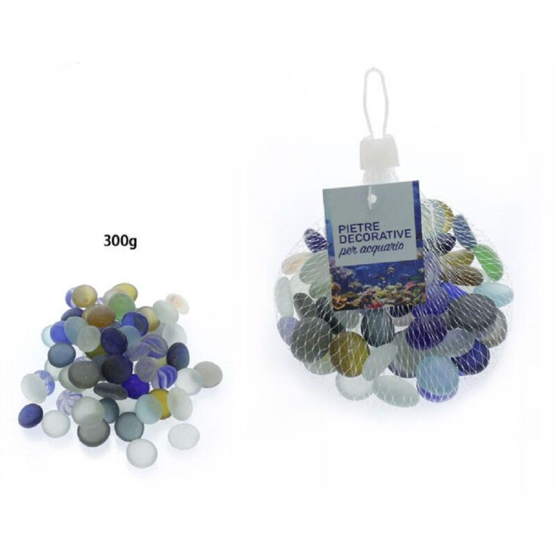 foto del prodotto trade shop traesio pietre decorative piatte acquario colorate tonde decorazione piante giardino 70277 