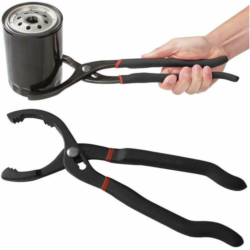 foto del prodotto trade shop traesio pinza chiave smontaggio montaggio filtro olio motore auto pinza meccanico 
