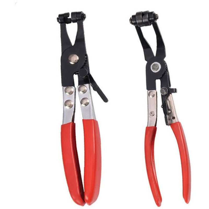 foto del prodotto trade shop traesio pinza fascette morsetti stringitubi tubo clic banda piatta auto 45 210mm 