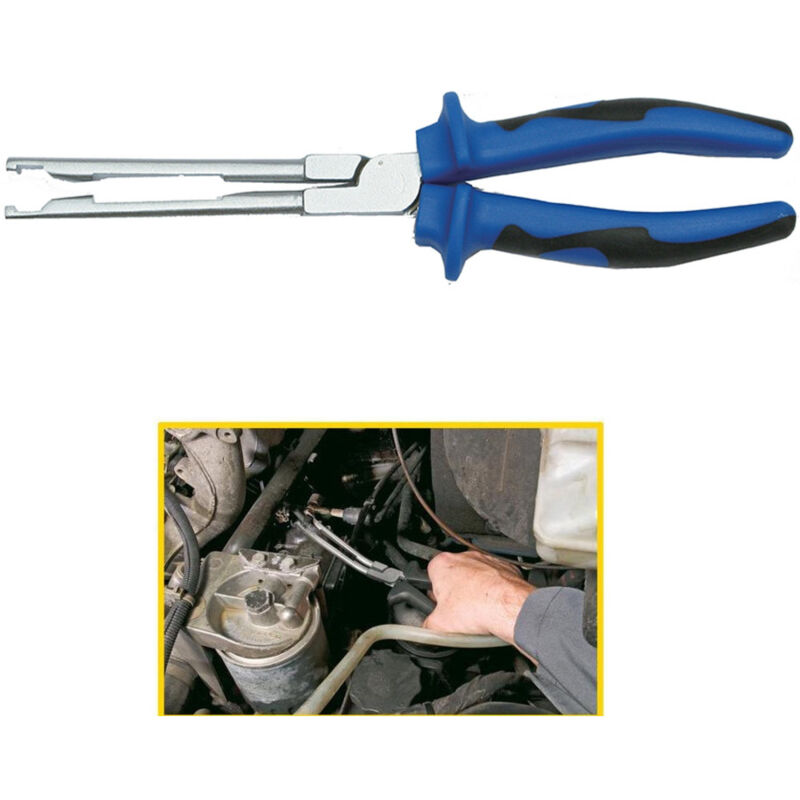 foto del prodotto trade shop traesio pinza lunga per candele di accensione dritta per officina meccanico auto 240mm 