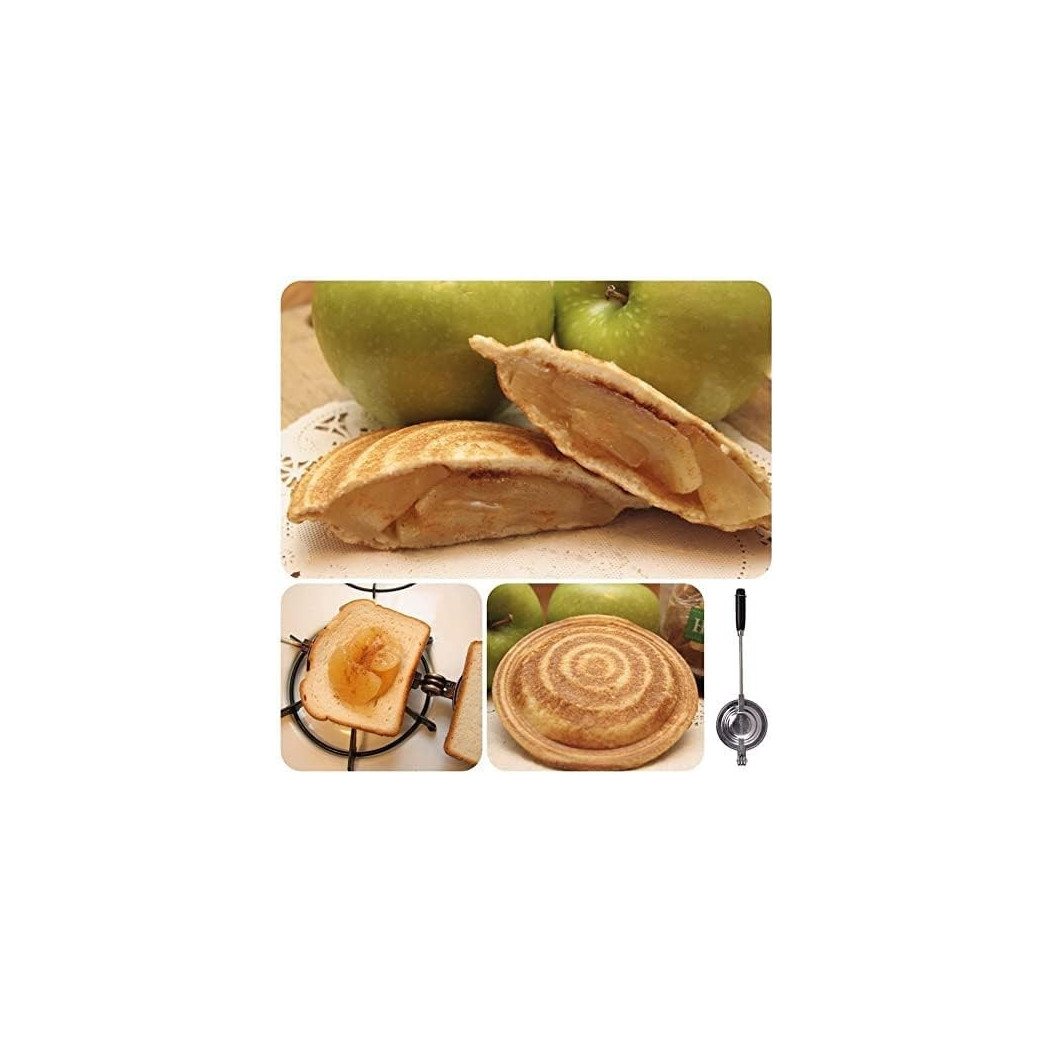 foto del prodotto trade shop traesio pinza per toast tite panini sandwich tostapane in alluminio manuale grill cucina 