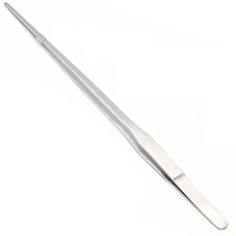 foto del prodotto trade shop traesio - pinza pinzetta per pianta piante 27 cm clip per acquario in acciaio pulizia -