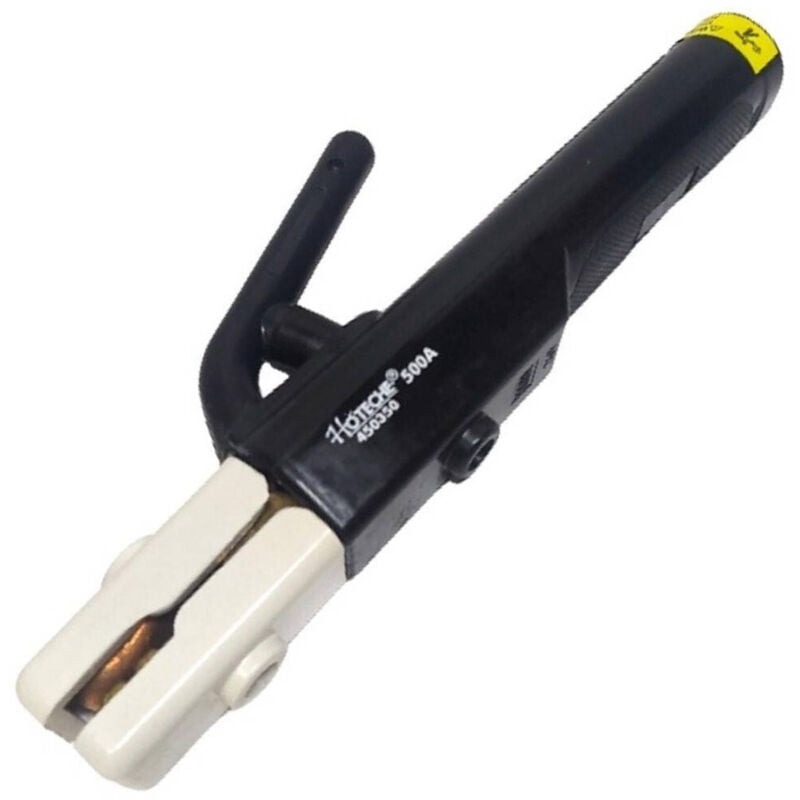 foto del prodotto trade shop traesio pinza porta elettrodi morsetto per saldature portata 500a per saldatrice 450350 