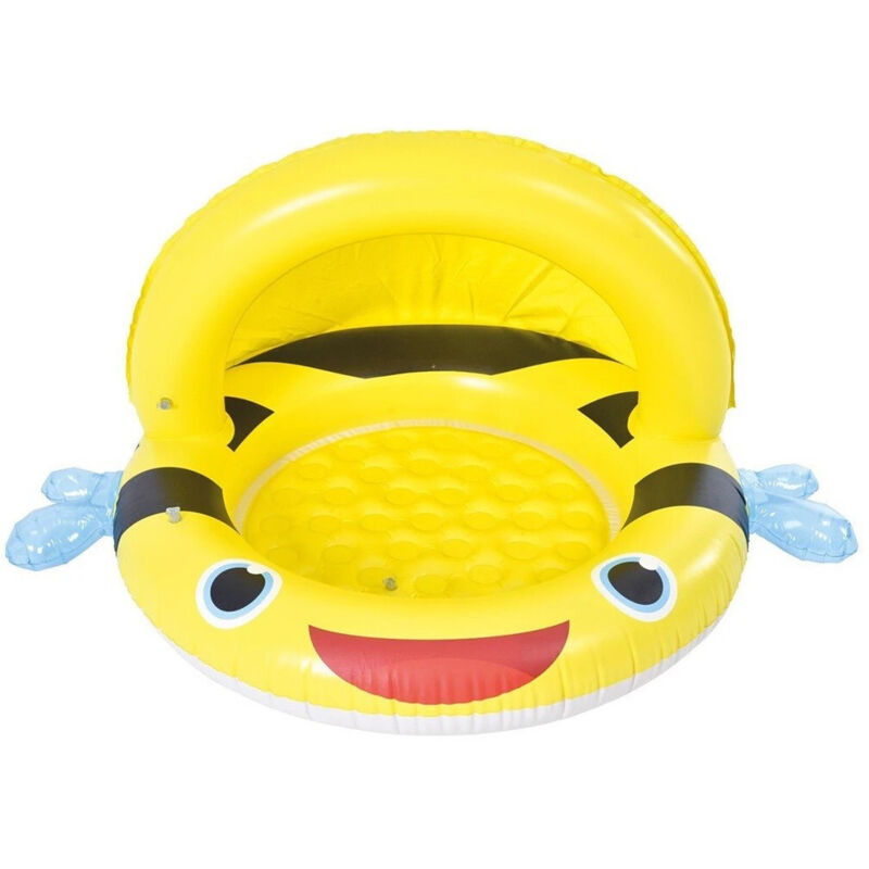 foto del prodotto trade shop traesio piscina gonfiabile baby con tettuccio ape per bambini 125x95x66cm giardino 51015 