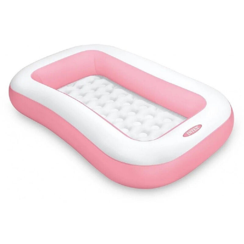 foto del prodotto trade shop traesio piscina gonfiabile per bambini rettangolare baby 166 x 100 x 25cm giardino 58423 
