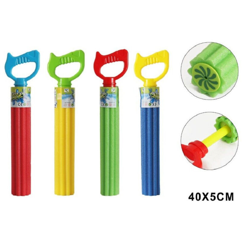 foto del prodotto trade shop traesio pistola acqua 40x5cm tubo bambini schiuma gioco giardino piscina spiaggia 605479 