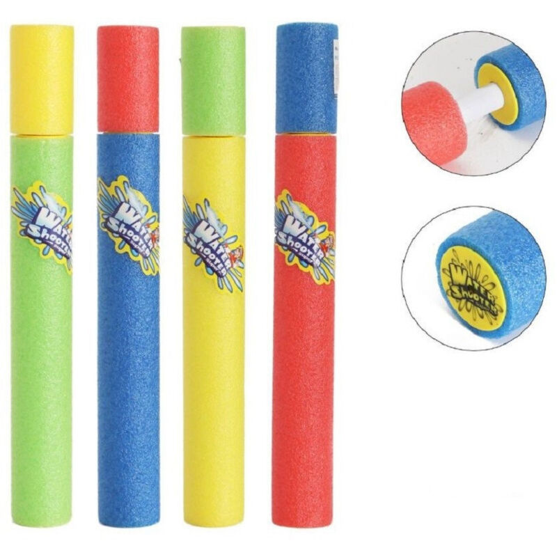 foto del prodotto trade shop traesio pistola ad acqua 25x4cm tubo sparatutto in schiuma gioco estivo spiaggia 605463 