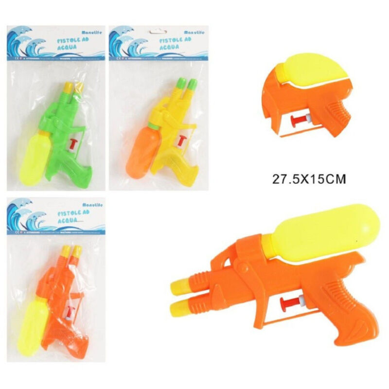 foto del prodotto trade shop traesio pistola ad acqua con serbatoio 27.5x15 cm gioco bambini estate assortiti 605437 