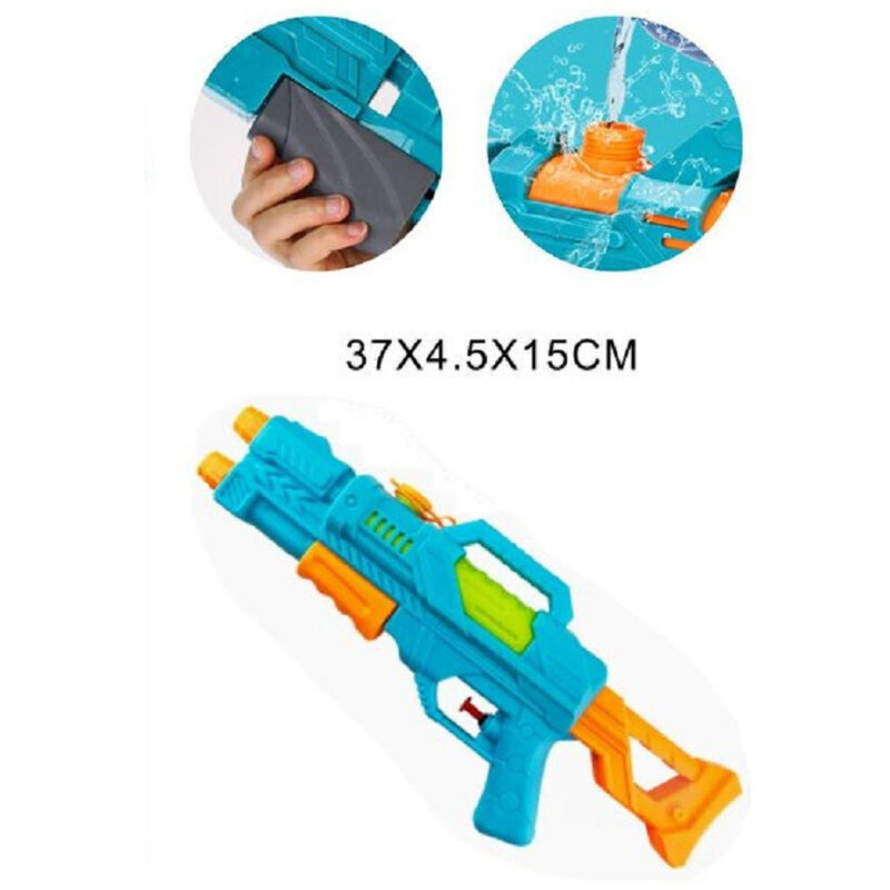 foto del prodotto trade shop traesio pistola ad acqua con serbatoio 37x4.5x15cm gioco bambini estate assortiti 605451 