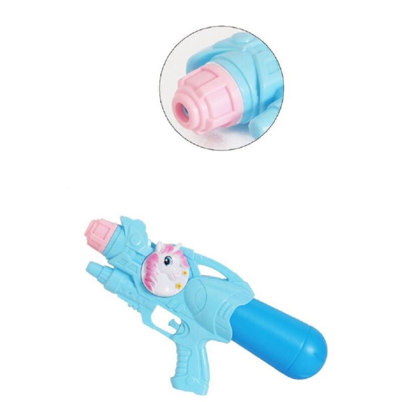 foto del prodotto trade shop traesio pistola ad acqua con serbatoio unicorno 32x16x7cm gioco bambine mare ass 605450 