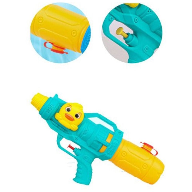 foto del prodotto trade shop traesio pistola ad acqua pulcino con serbatoio 29x6x13.5cm gioco bambini mare ass 605448 