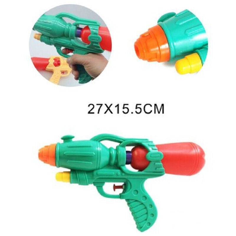 foto del prodotto trade shop traesio pistola ad acqua serbatoio 27x15.5cm giocattolo bambini estate vari colori 605443 