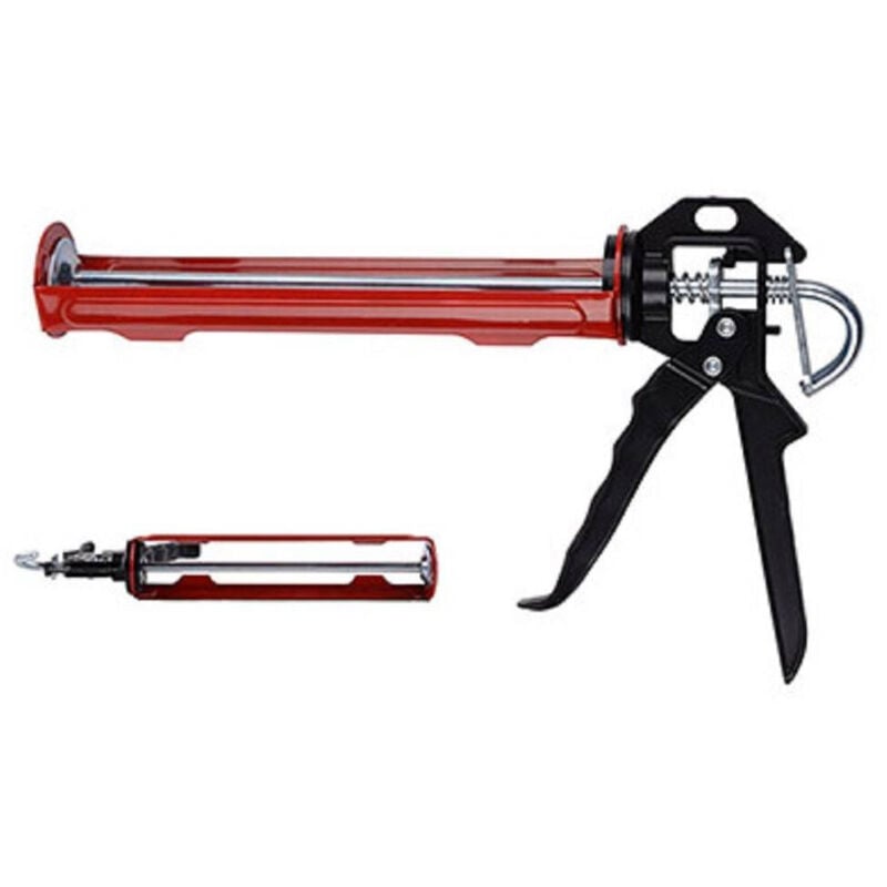 foto del prodotto trade shop traesio pistola manuale per silicone e sigillante impugnatura ergonomica fai da te 