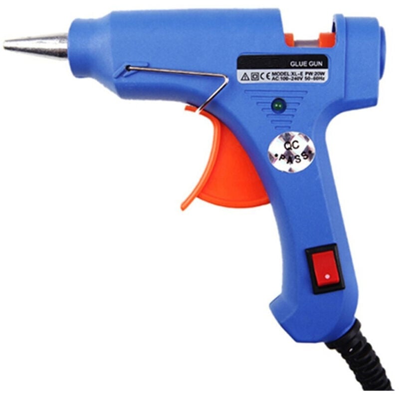 foto del prodotto trade shop traesio pistola per colla a caldo 65 watt incollatrice termica termocollante lavoretti 