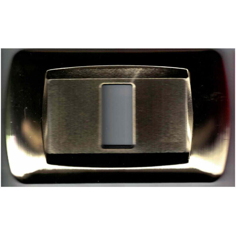foto del prodotto trade shop traesio placchette placche in abs serie magic bticino compatibili placca copriprese fori oro 2 fori 