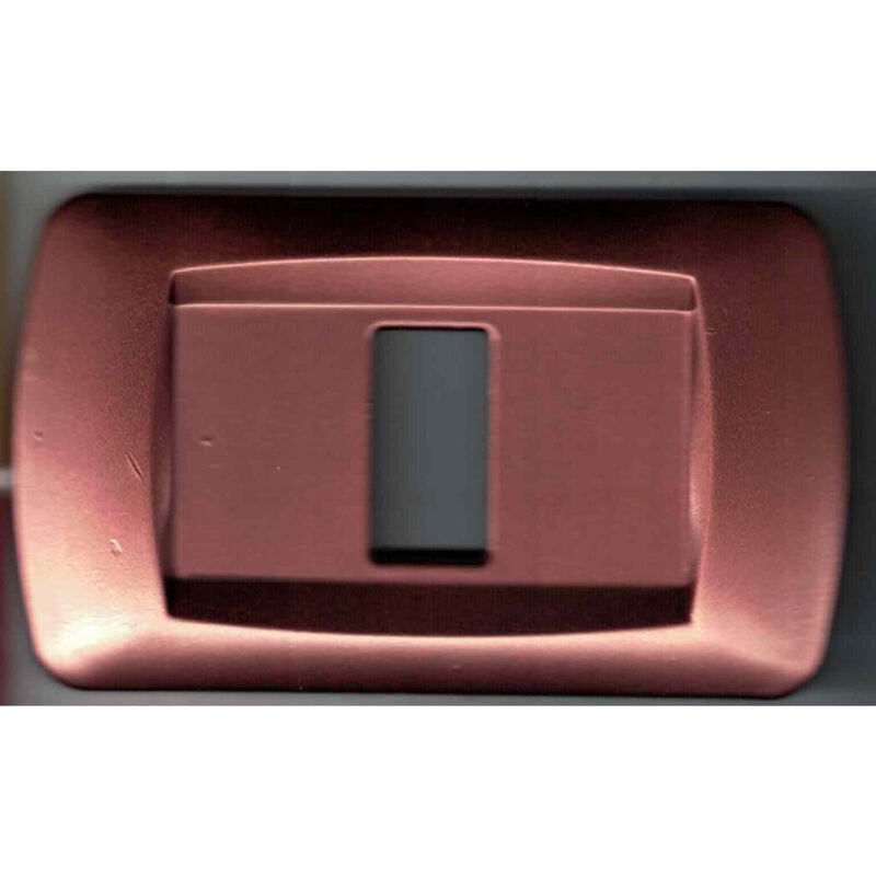 foto del prodotto trade shop traesio placchette placche in abs serie magic bticino compatibili placca copriprese fori rame 1 foro 