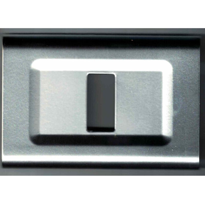 foto del prodotto trade shop traesio placchette placche in abs serie magic elite bticino compatibili color copriprese argento 1 foro 
