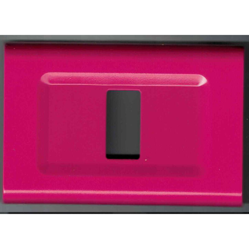 foto del prodotto trade shop traesio placchette placche in abs serie magic elite bticino compatibili color copriprese fucsia 3 fori 
