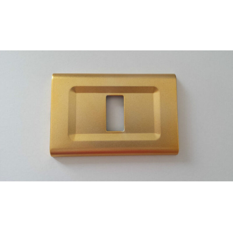 foto del prodotto trade shop traesio placchette placche in abs serie magic elite bticino compatibili color copriprese oro 1 foro 