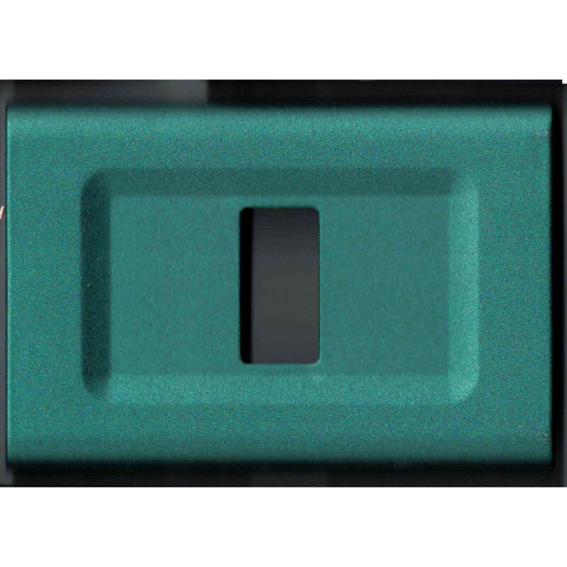 foto del prodotto trade shop traesio placchette placche in abs serie magic elite bticino compatibili color copriprese verde polvere 1 foro 