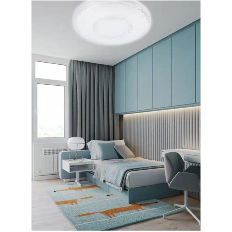 foto del prodotto trade shop traesio plafoniera a soffitto 45w 3600lm design tondo luce fredda 6500k ip20 fst 40a28033 