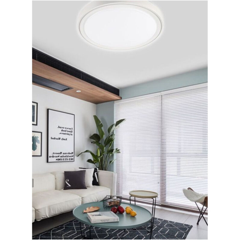 foto del prodotto trade shop traesio plafoniera da soffitto 45 w circolare luce fredda fst 40a29283 luce interna 40cm 