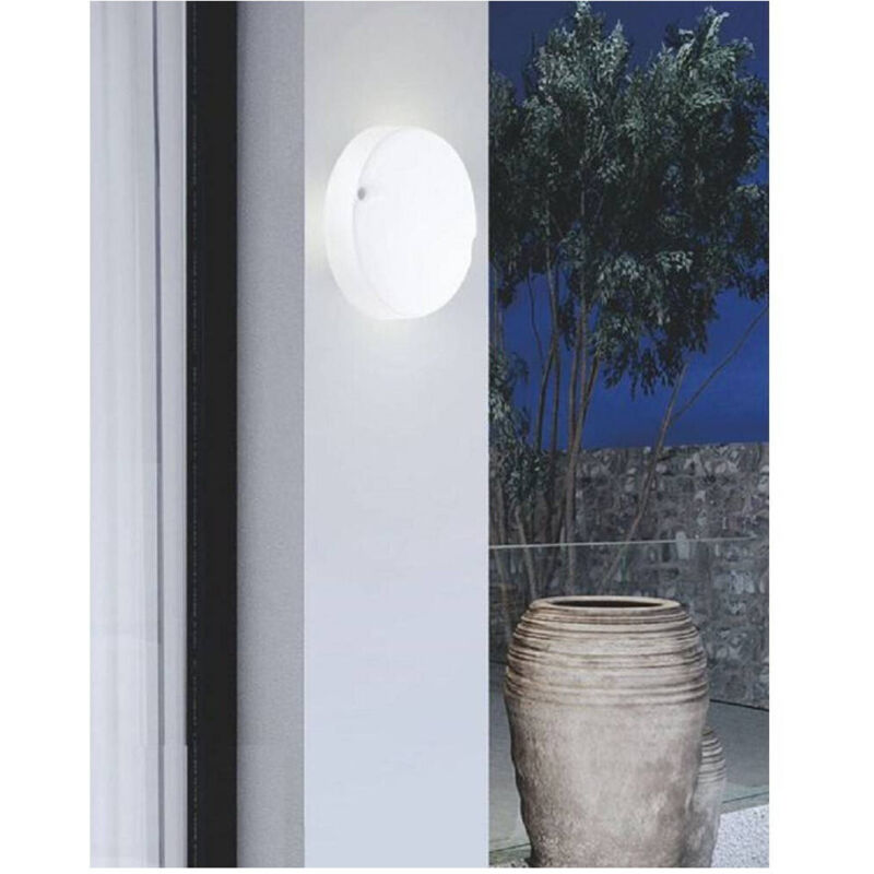 foto del prodotto trade shop traesio plafoniera led 18w tonda soffitto parete esterno luce 3000k 4000k 6500k wlg02 18w bianco freddo 