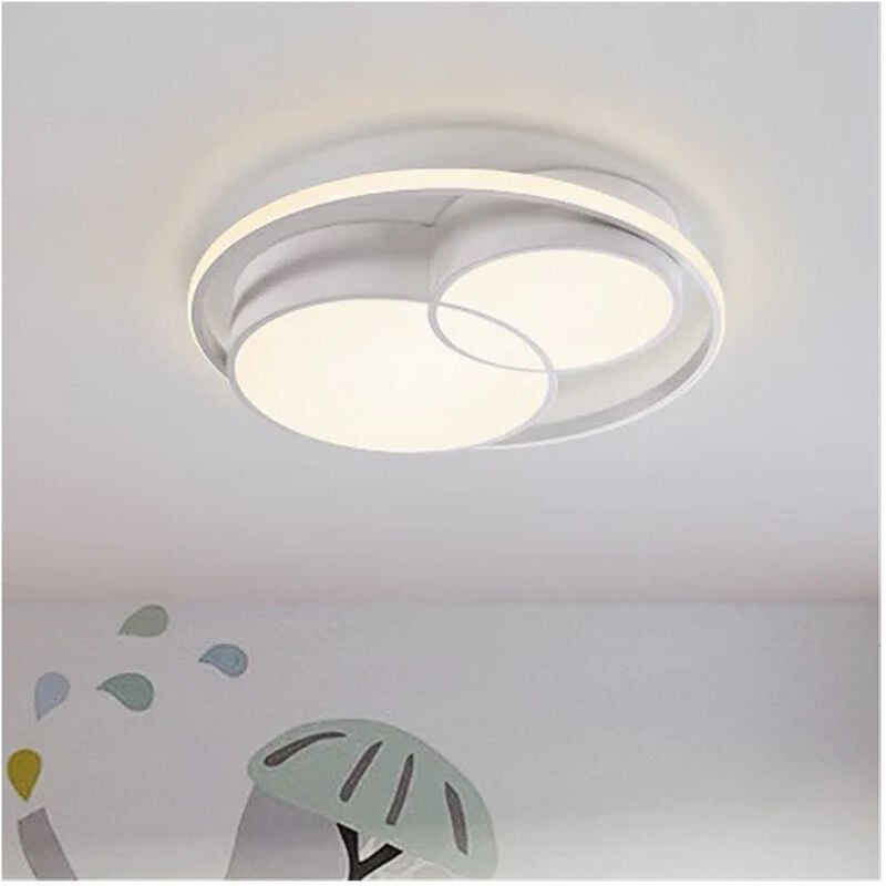 foto del prodotto trade shop traesio plafoniera led 36 w cerchio bianco moderno da soffitto tonda luce naturale 71431 