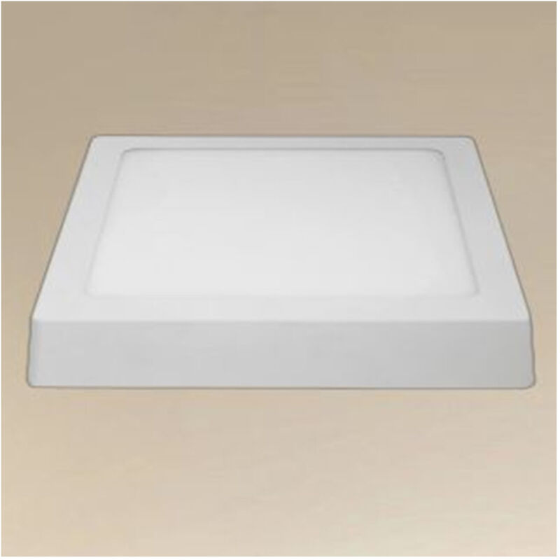 foto del prodotto trade shop traesio plafoniera led da soffitto 18w luce 3000k 6500k parete quadrato con interruttore 00182 