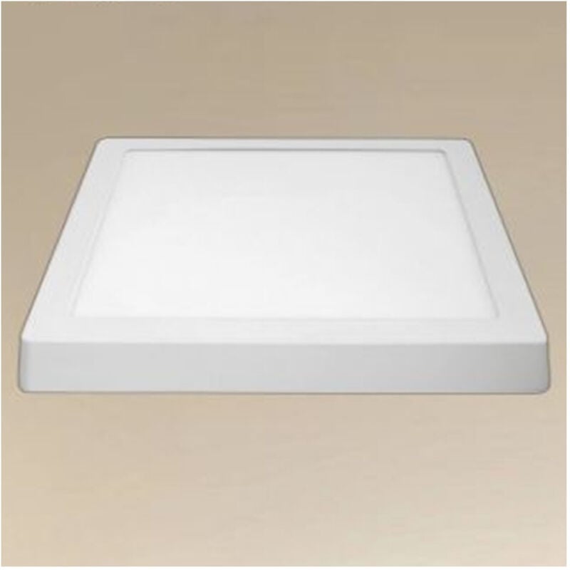 foto del prodotto trade shop traesio plafoniera led da soffitto 24w luce 3000k 6500k parete quadrato con interruttore 00199 