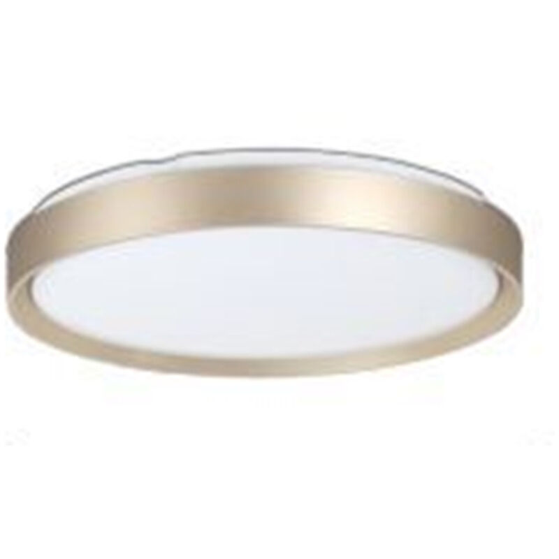 foto del prodotto trade shop traesio plafoniera led da soffitto circolare 60w anello oro bianco luce fredda 6500k 77993 