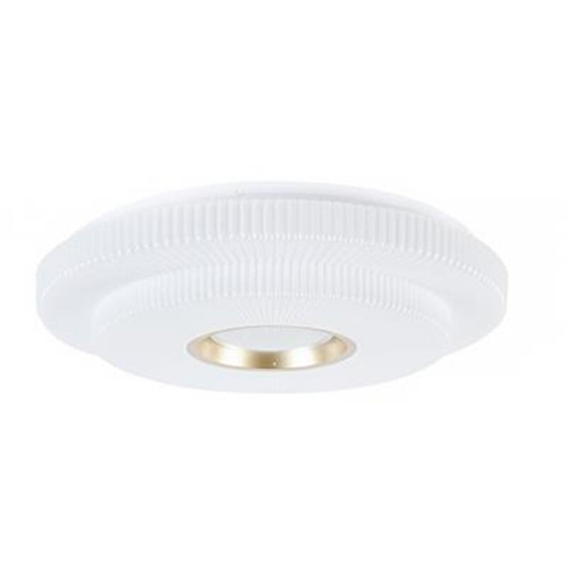 foto del prodotto trade shop traesio plafoniera led lampada da soffitto 45w luce bianco freddo 6500k oro bianco 45502 