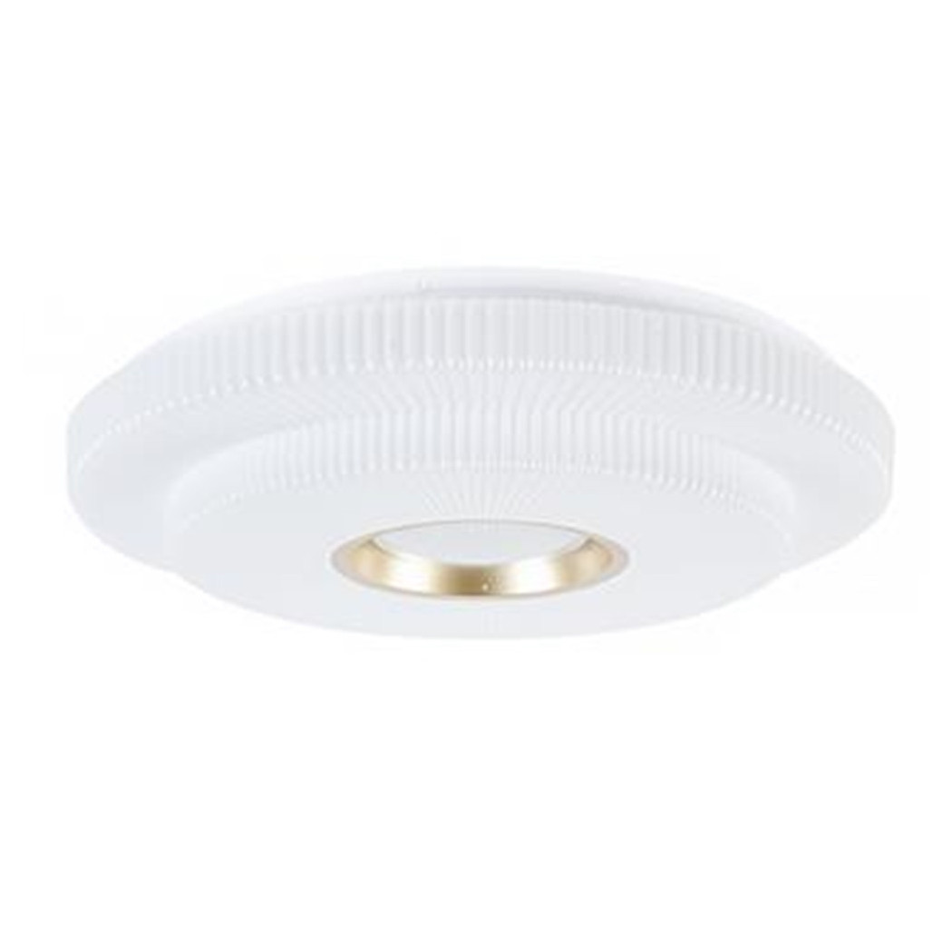 foto del prodotto trade shop traesio plafoniera led lampada da soffitto 60w luce bianco freddo 6500k oro bianco 63824 