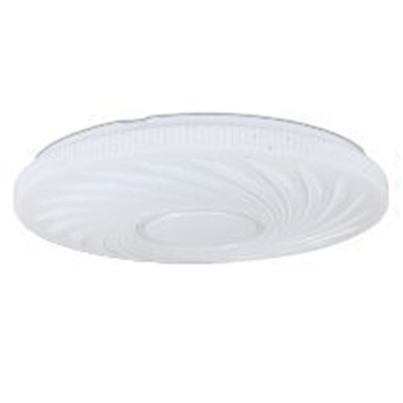 foto del prodotto trade shop traesio plafoniera led lampada da soffitto vortice 45 watt luce fredda 6500k bianco 75338 