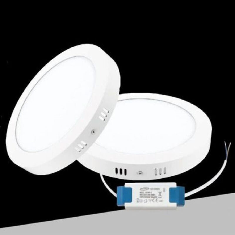 foto del prodotto trade shop traesio plafoniera led pannello 12 w 3 colorazione luce fredda calda naturale p170b t3c 