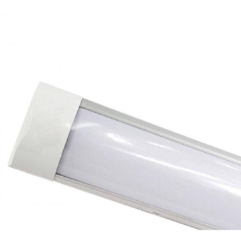foto del prodotto trade shop traesio plafoniera led slim 120 cm sottopensile soffitto luce calda fredda naturale bianco caldo 