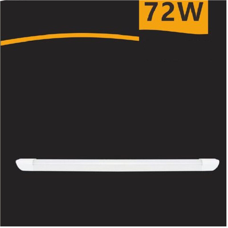 foto del prodotto trade shop traesio plafoniera led slim 72 w 150 cm sottopensile ripiani luce 4000k 6500k 3000k bianco freddo 