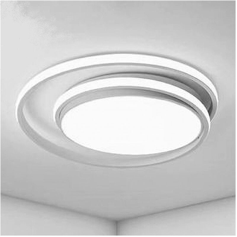foto del prodotto trade shop traesio plafoniera led soffitto cerchio 60 w circolare bianco moderno luce fredda 50163 