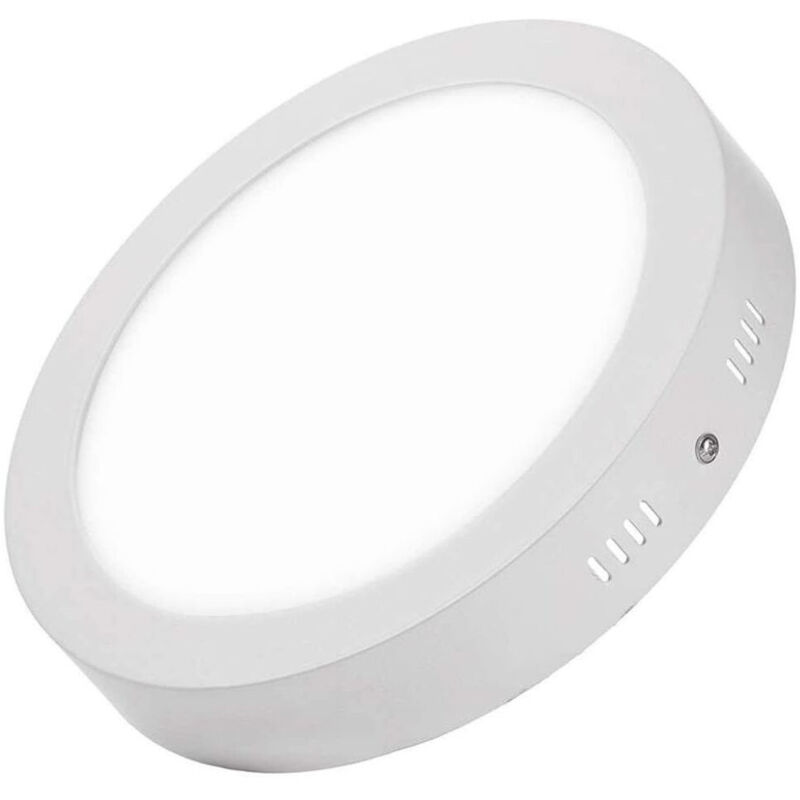 foto del prodotto trade shop traesio plafoniera led soffitto lampade plafoniere da soffitto led 18w resa 200w bianco caldo tondo 